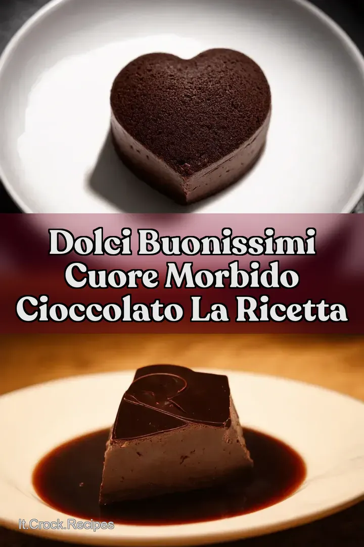 Dolci Buonissimi Cuore Morbido Cioccolato la Ricetta