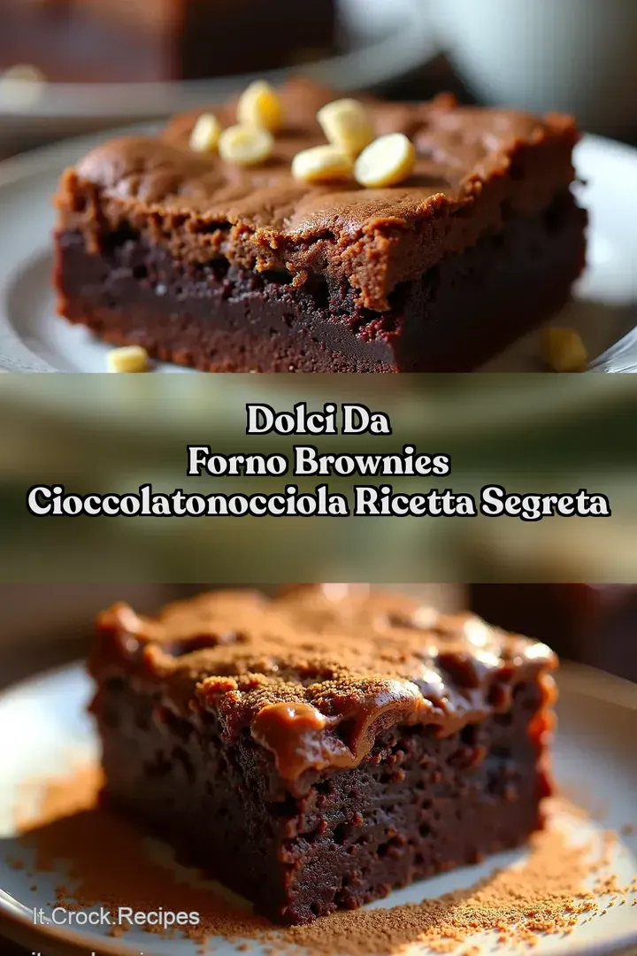 Dolci Da Forno Brownies CioccolatoNocciola Ricetta Segreta