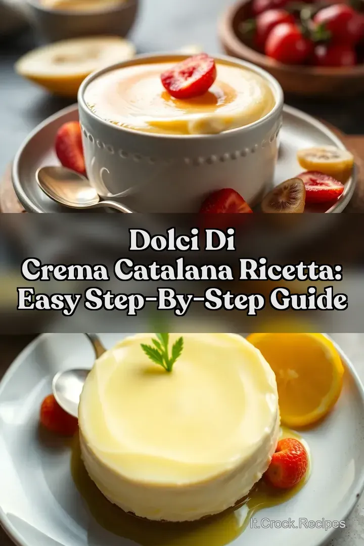 Dolci di Crema Catalana Ricetta: Easy Step-by-Step Guide