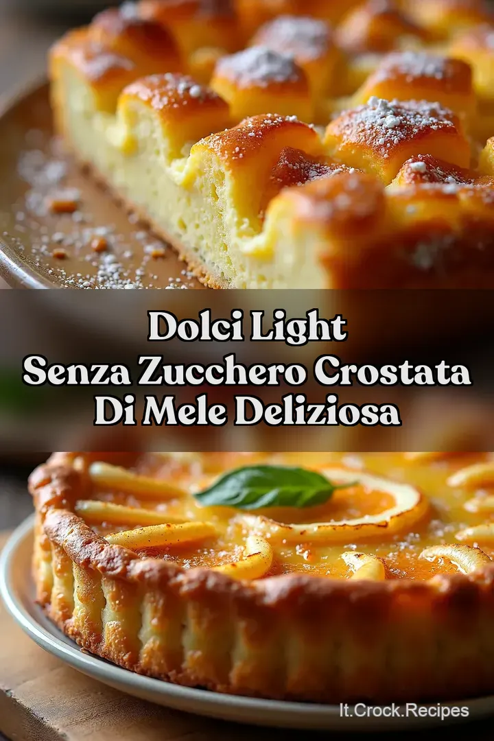Dolci Light Senza Zucchero Crostata di Mele DELIZIOSA