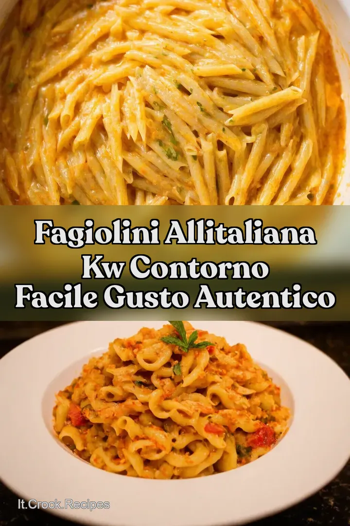 Fagiolini allItaliana kw Contorno Facile Gusto Autentico