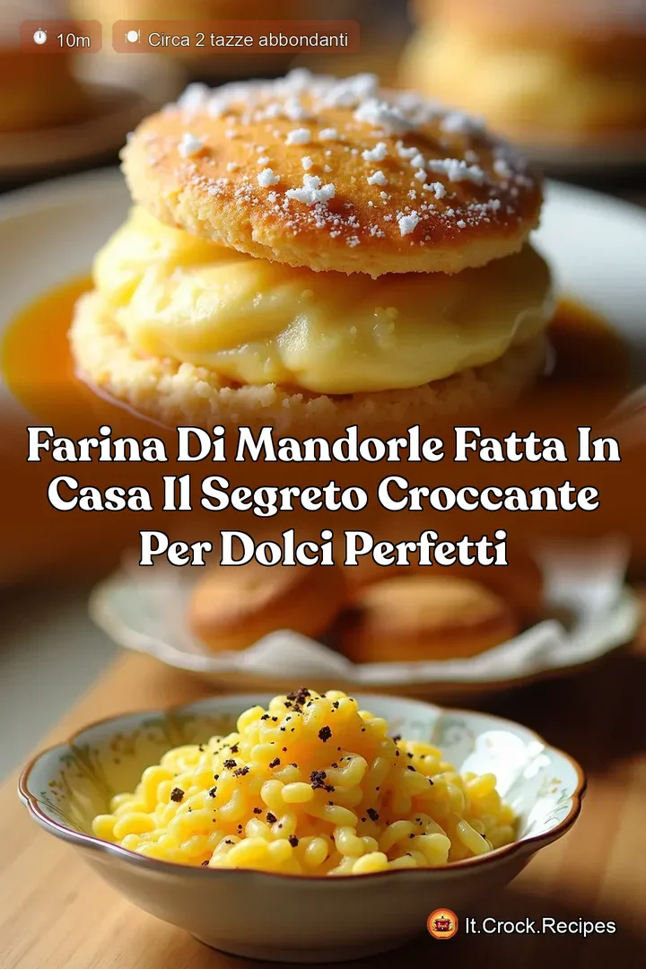 Farina di Mandorle Fatta in Casa Il Segreto Croccante per Dolci Perfetti