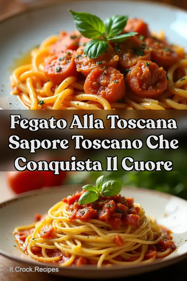 FEGATO ALLA TOSCANA Sapore Toscano che Conquista il Cuore
