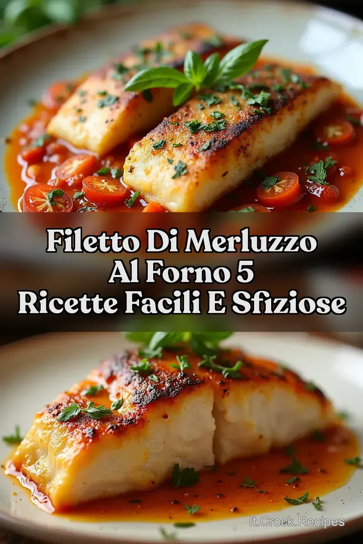 Filetto di Merluzzo al Forno 5 Ricette Facili e Sfiziose