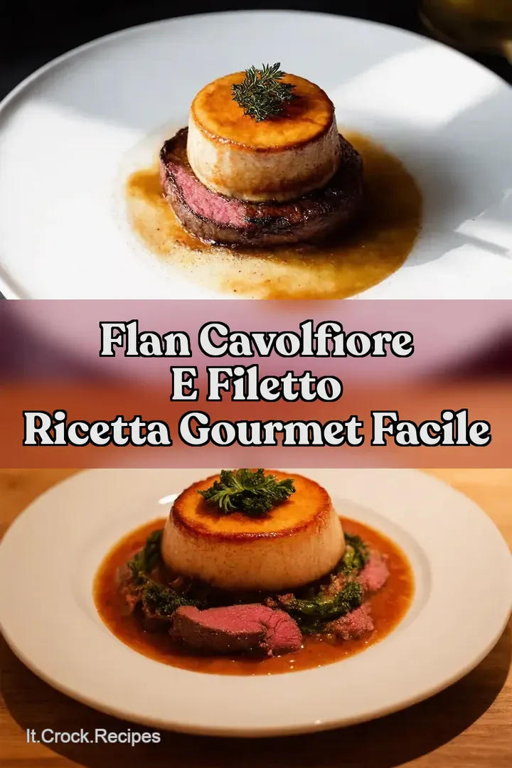 Flan Cavolfiore e Filetto Ricetta Gourmet Facile