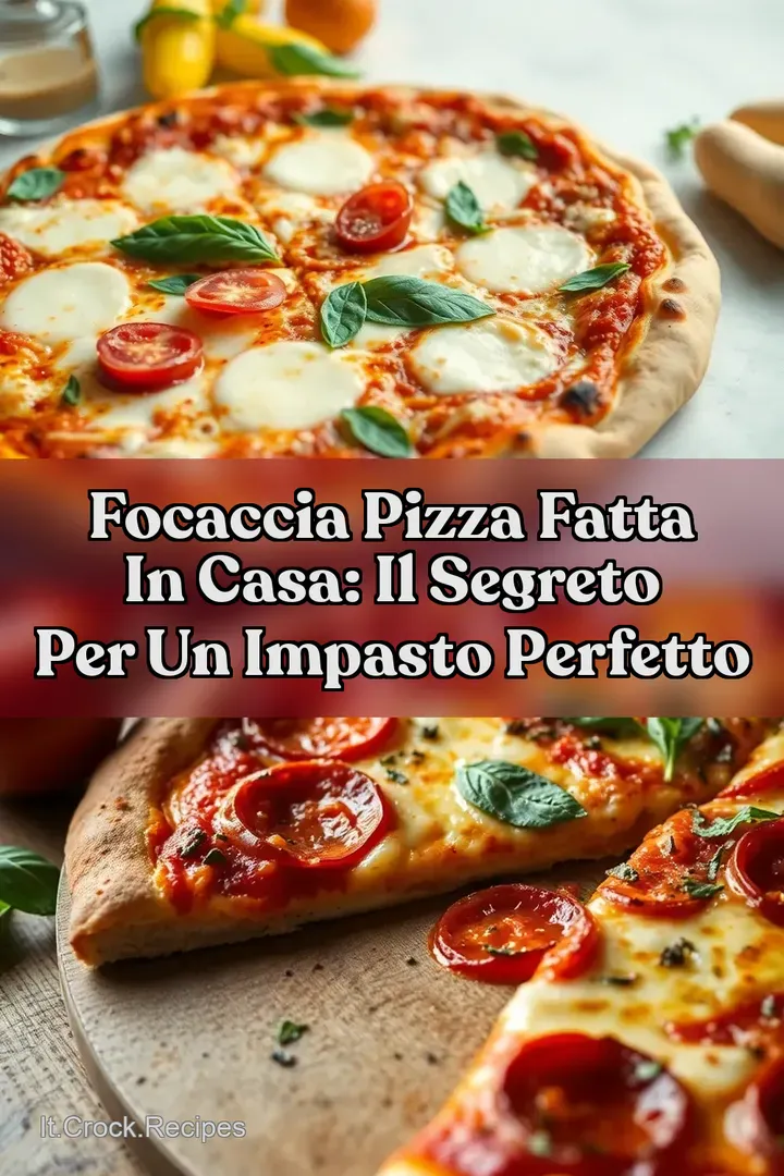 Focaccia Pizza Fatta in Casa: Il Segreto per un Impasto Perfetto