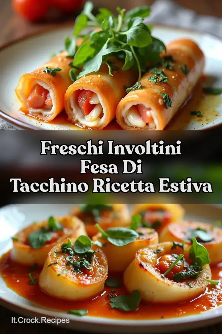 Freschi involtini fesa di tacchino Ricetta estiva