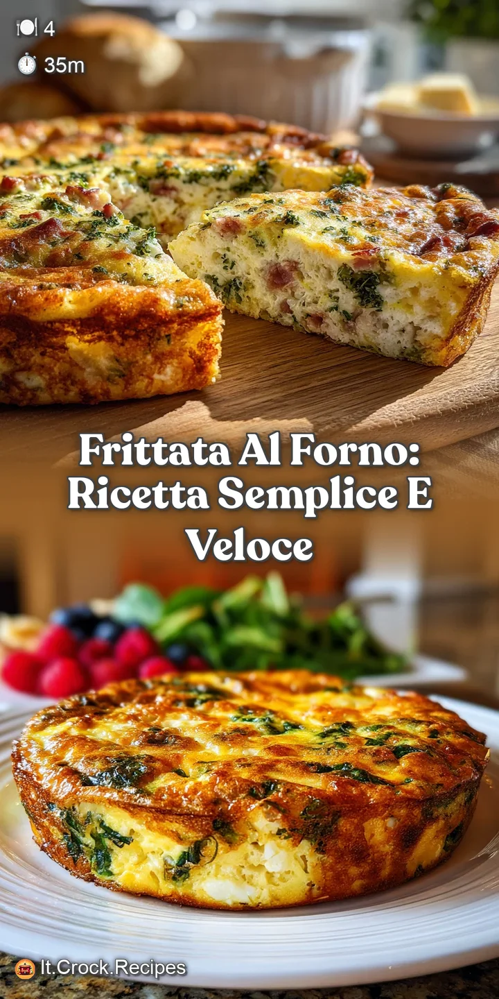 Close-up of a frittata reveals a soft, airy interior dotted with colorful vegetables and pockets of melted, bubbling chees...