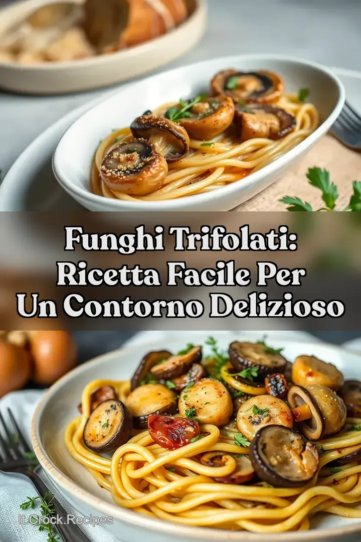 Funghi Trifolati: Ricetta Facile per un Contorno Delizioso