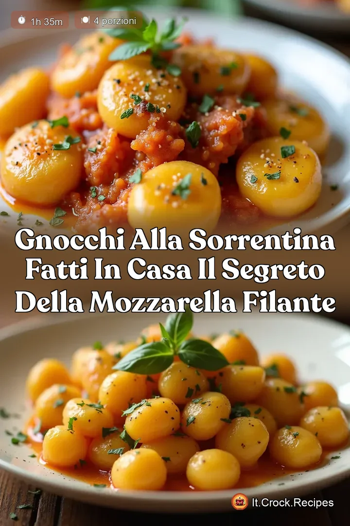 Gnocchi alla Sorrentina Fatti in Casa Il Segreto della Mozzarella Filante