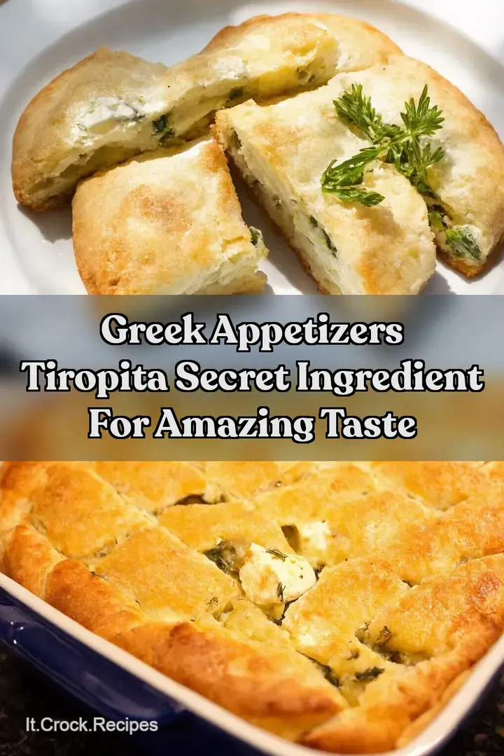 Greek Appetizers Tiropita Secret Ingredient for Amazing Taste