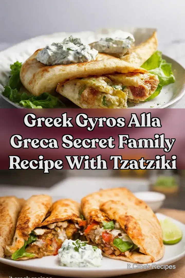 Greek Gyros alla Greca Secret Family Recipe with Tzatziki