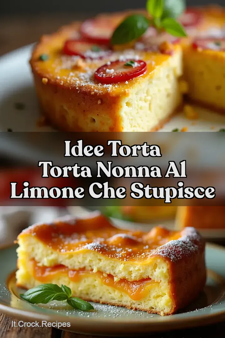 Idee Torta Torta Nonna al Limone che Stupisce