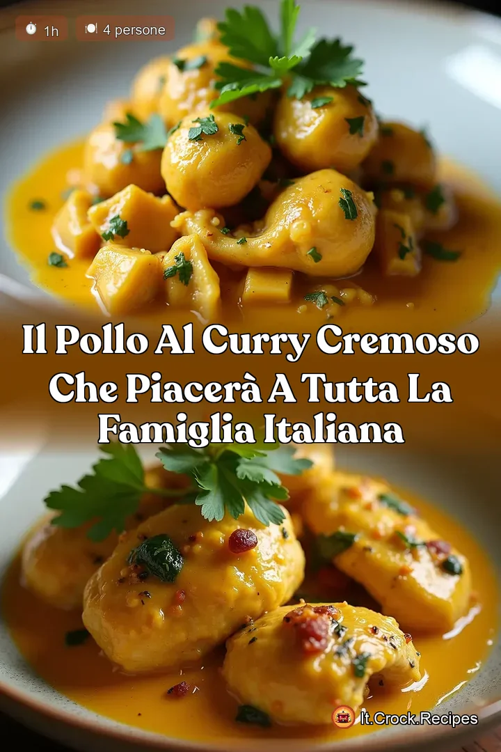 Il Pollo al Curry Cremoso che Piacer&agrave; a Tutta la Famiglia Italiana