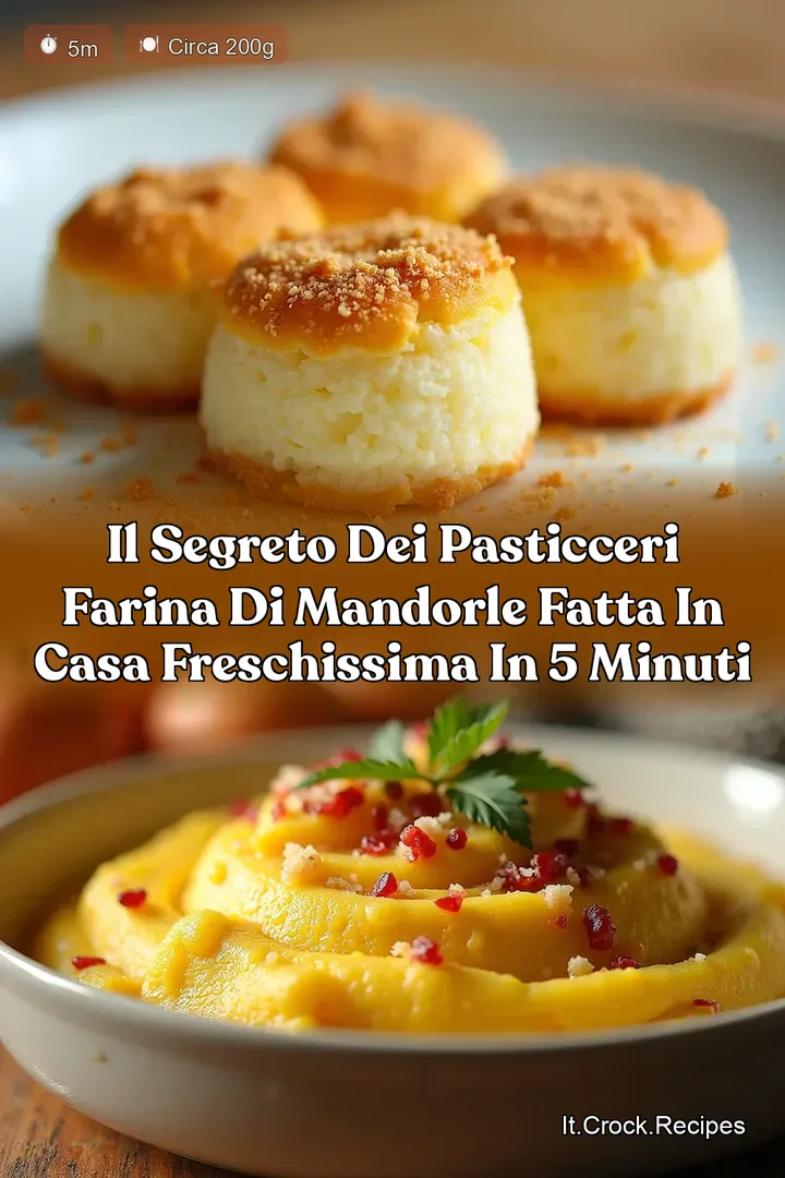 Il Segreto dei Pasticceri Farina di Mandorle Fatta in Casa Freschissima in 5 Minuti