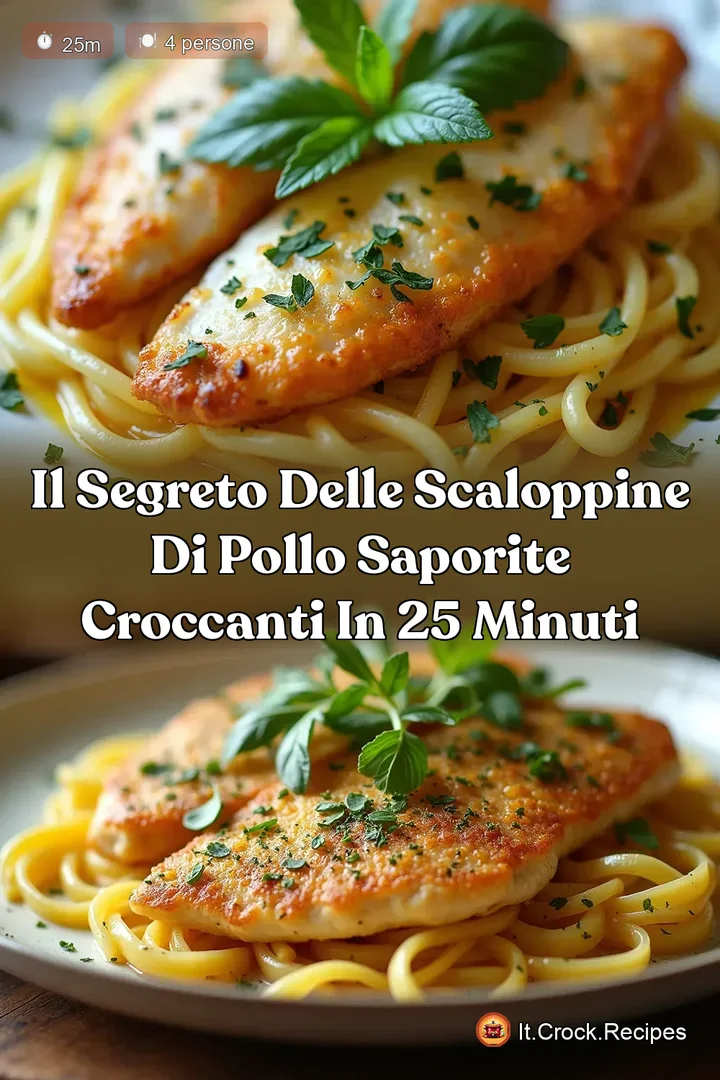 Il Segreto delle Scaloppine di Pollo Saporite croccanti in 25 Minuti