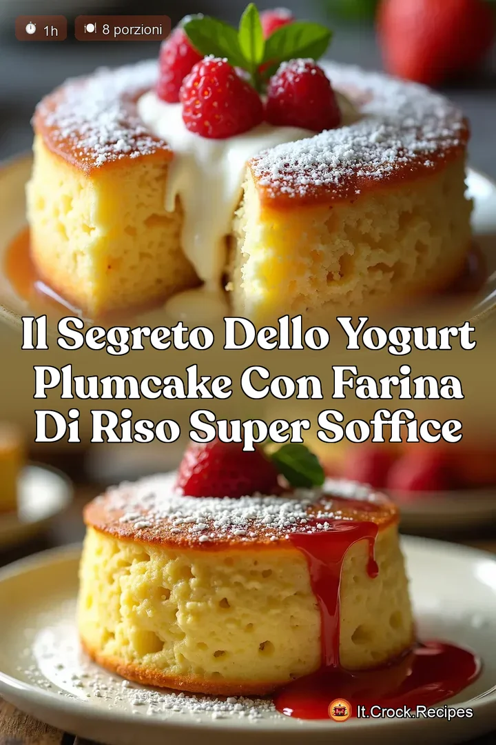 Il Segreto dello Yogurt Plumcake con Farina di Riso Super Soffice