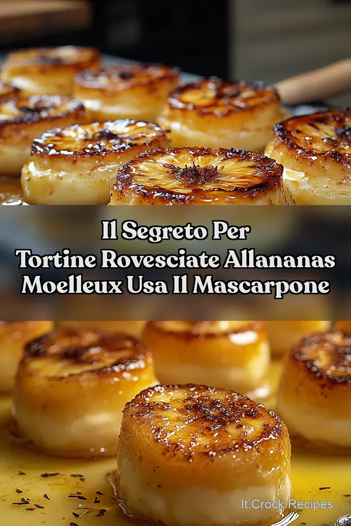 Il Segreto per Tortine Rovesciate allAnanas Moelleux Usa il Mascarpone