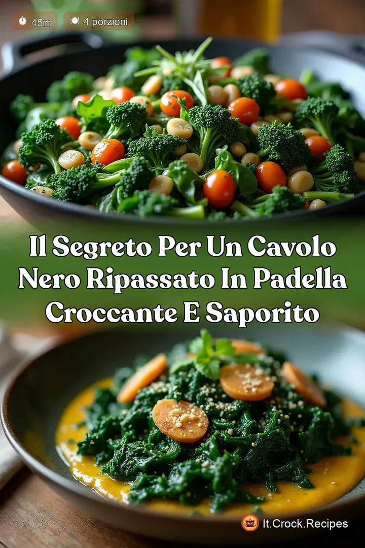 Il Segreto per un Cavolo Nero Ripassato in Padella Croccante e Saporito