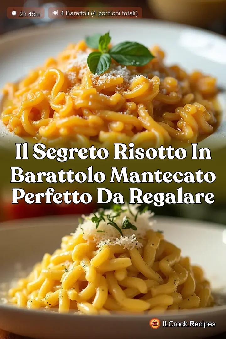 Il Segreto Risotto in Barattolo Mantecato Perfetto da Regalare