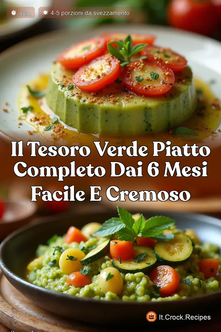 Il Tesoro Verde Piatto completo dai 6 mesi facile e cremoso