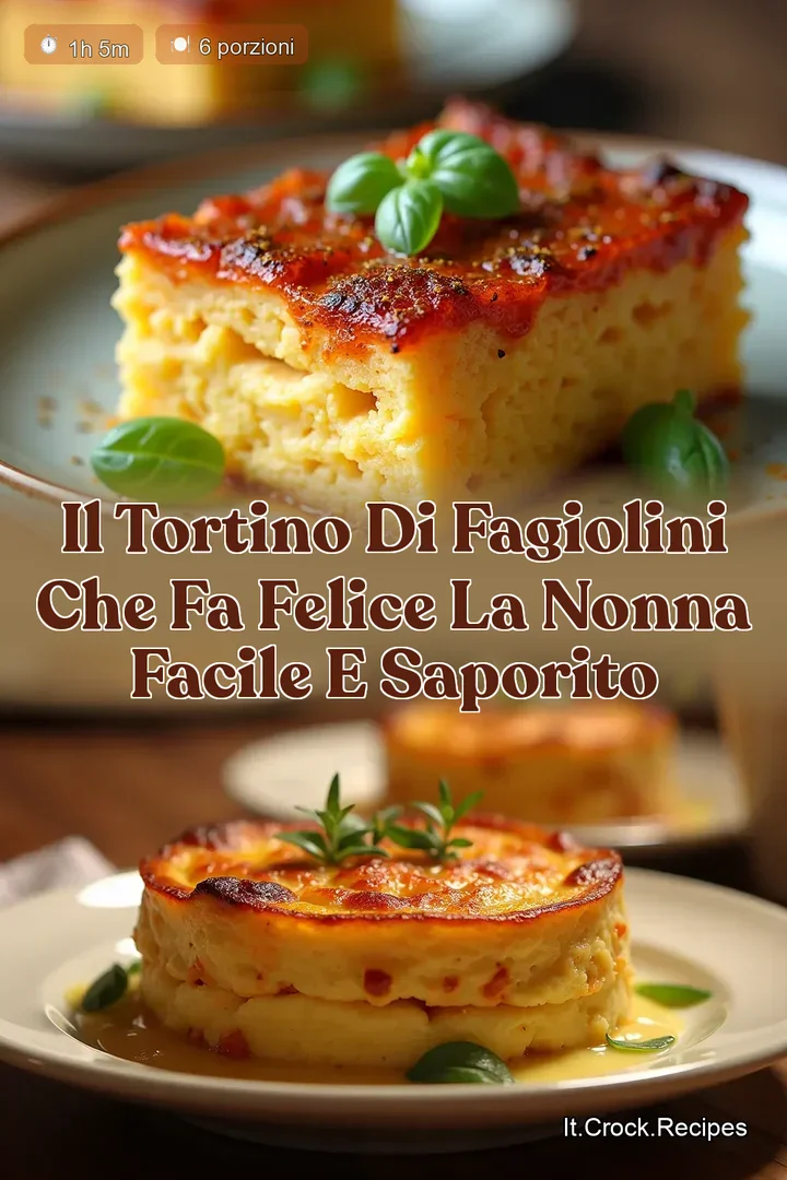 Il Tortino di Fagiolini che Fa Felice la Nonna Facile e Saporito