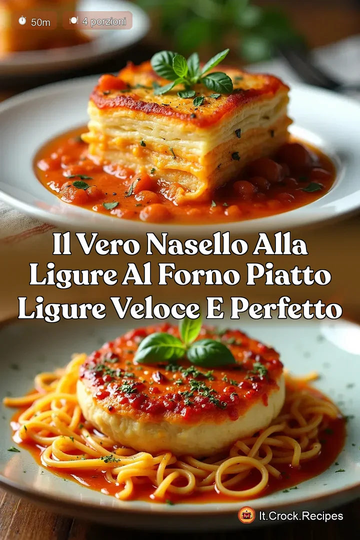 Il Vero Nasello alla Ligure al Forno Piatto Ligure Veloce e Perfetto