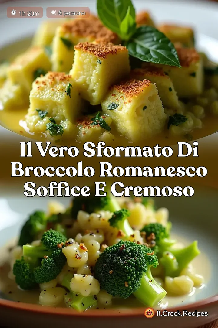 Il Vero Sformato di Broccolo Romanesco Soffice e Cremoso