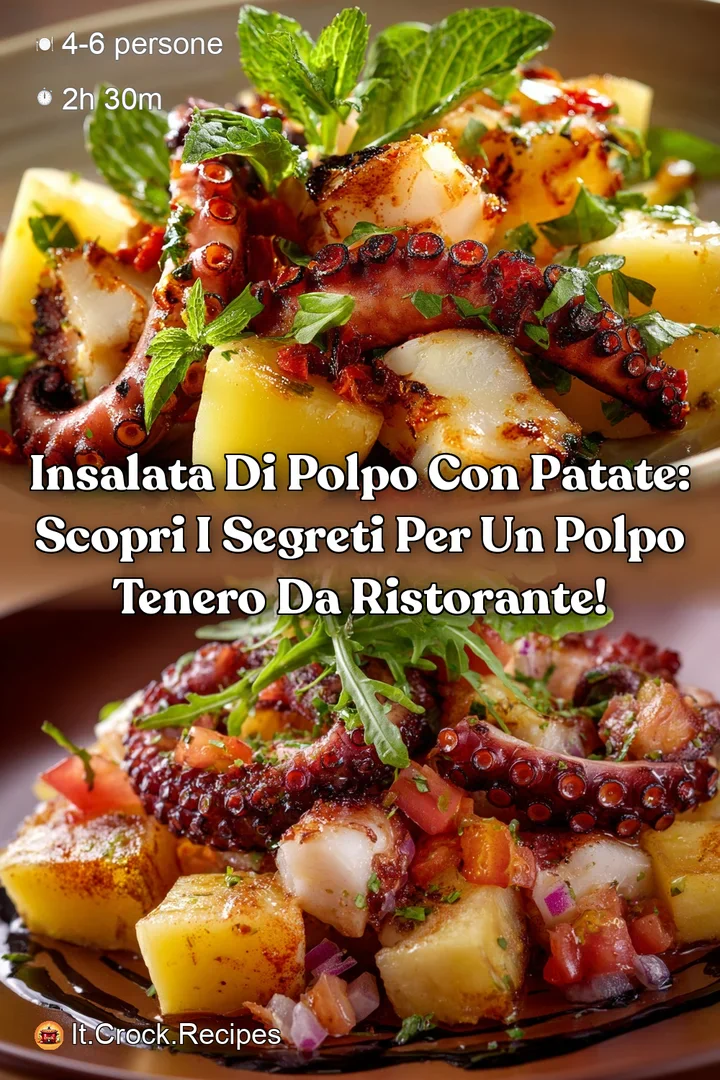 Insalata di polpo con patate: scopri i segreti per un polpo tenero da ristorante!