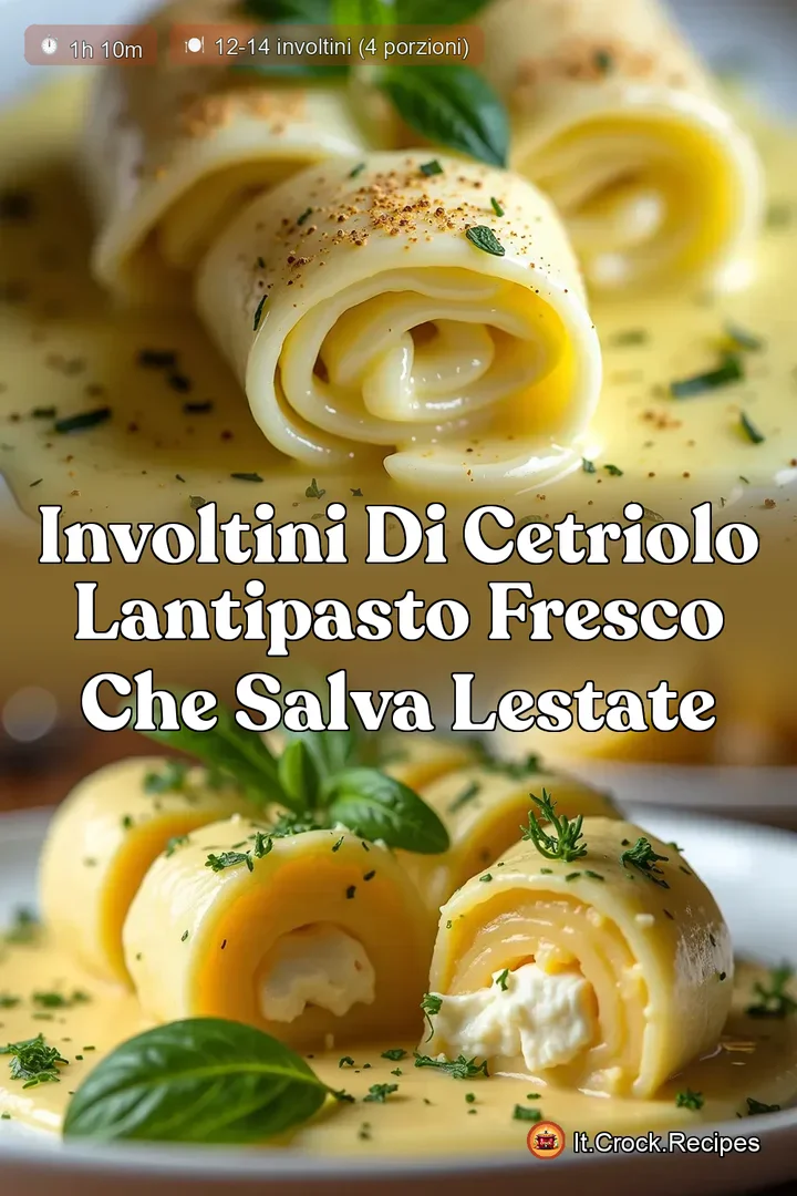 Involtini di Cetriolo LAntipasto Fresco che Salva lEstate