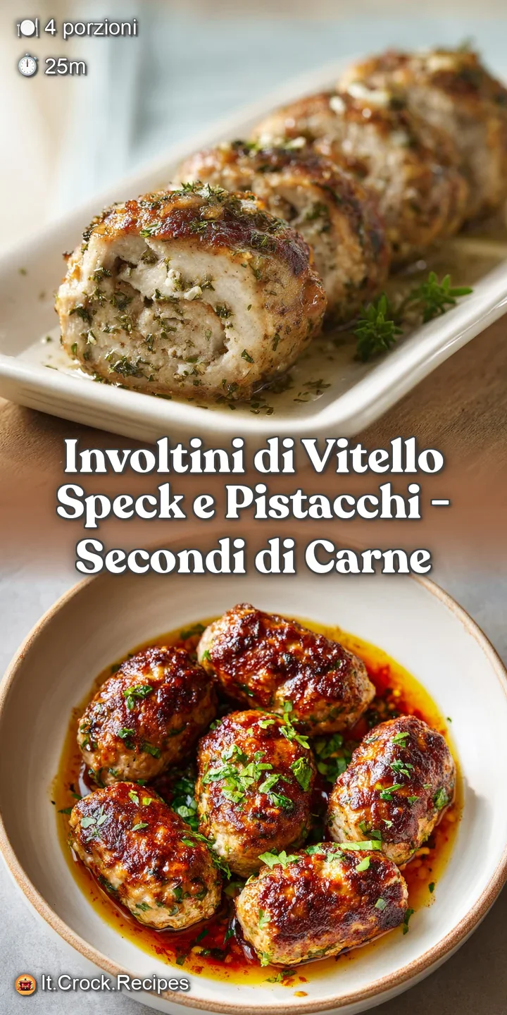 Close-up of juicy involtini with browned crust and visible meat filling. A delicious and quick meal that excites the eye.