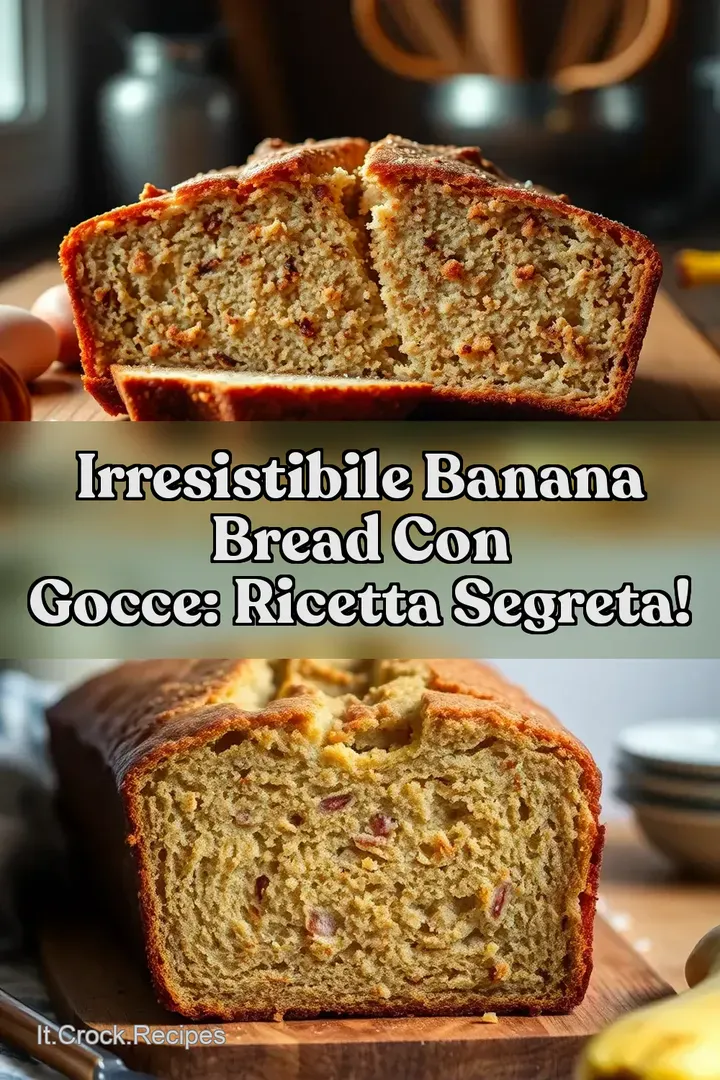 Irresistibile Banana Bread con Gocce: Ricetta Segreta!