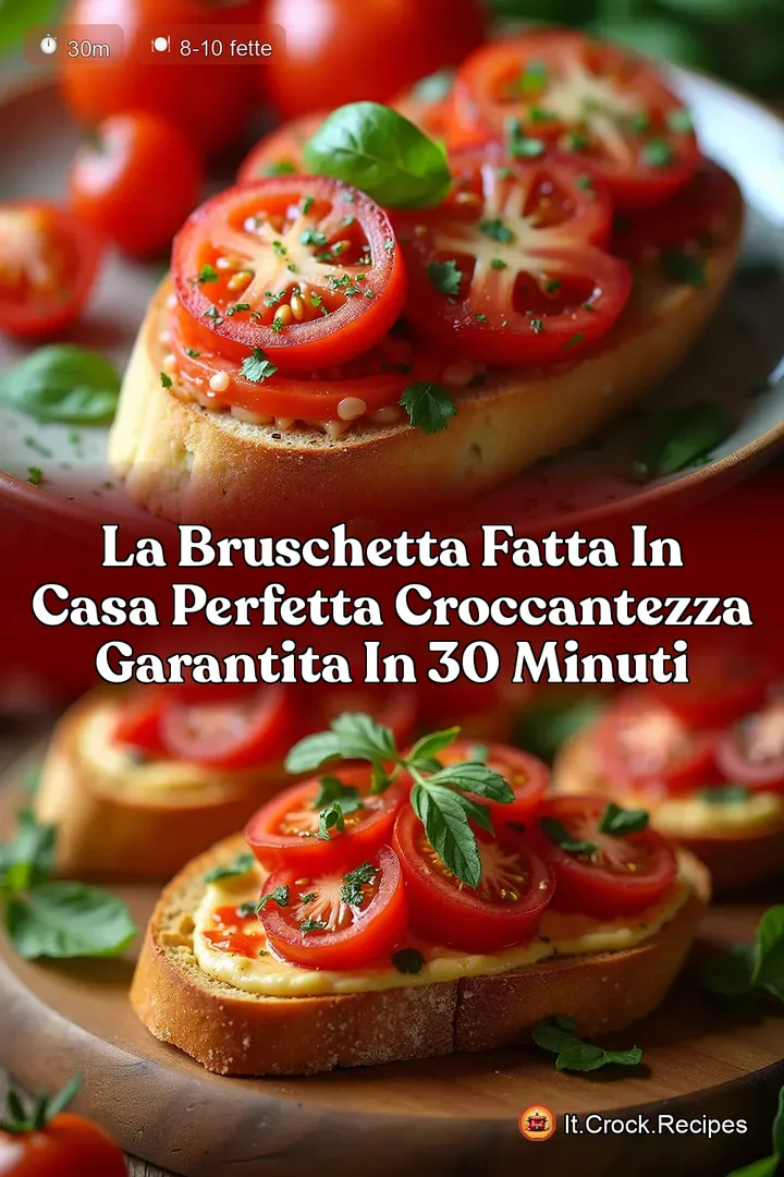 La Bruschetta Fatta in Casa Perfetta Croccantezza Garantita in 30 Minuti