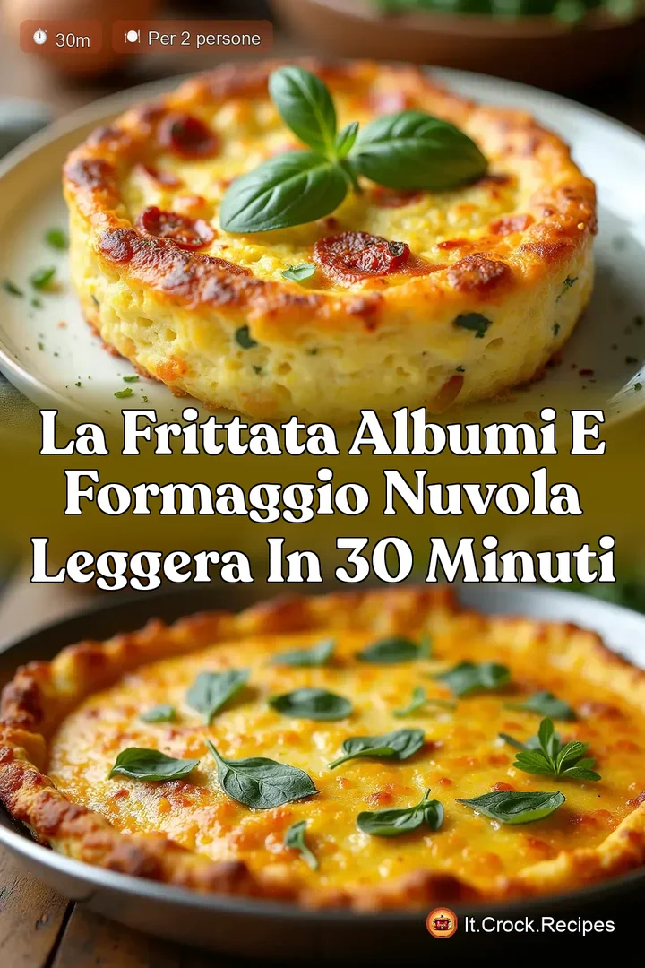 La Frittata Albumi e Formaggio Nuvola Leggera in 30 Minuti