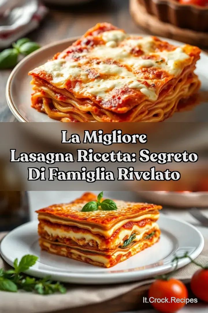 La Migliore Lasagna Ricetta: Segreto di Famiglia Rivelato