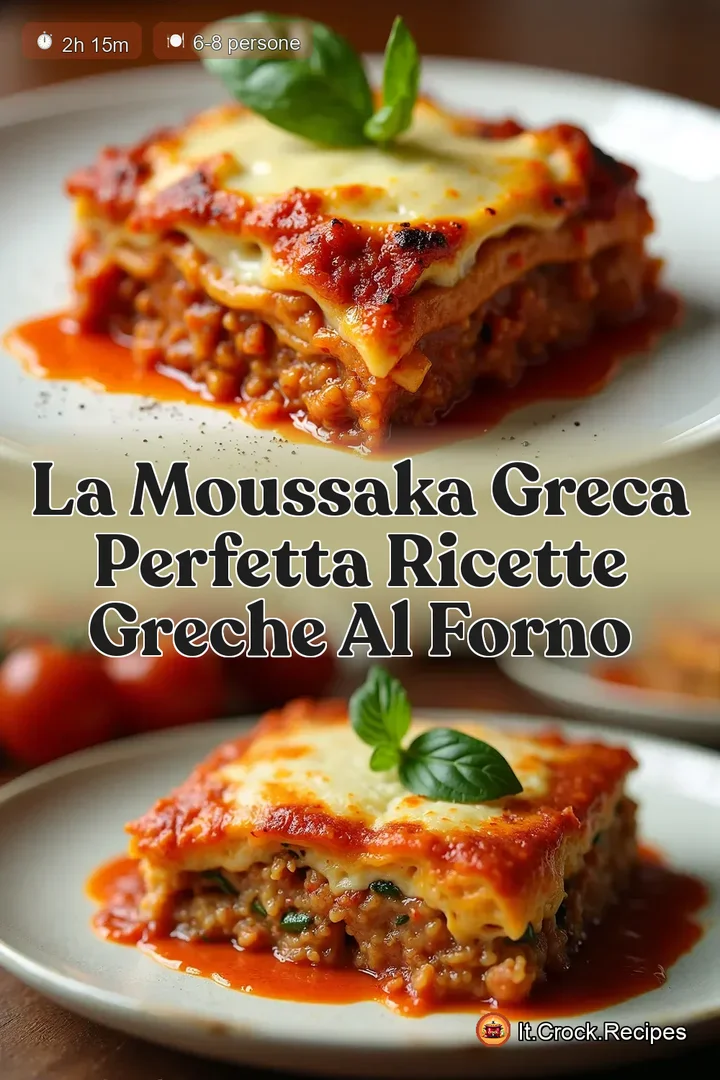 La Moussaka Greca Perfetta Ricette Greche al Forno