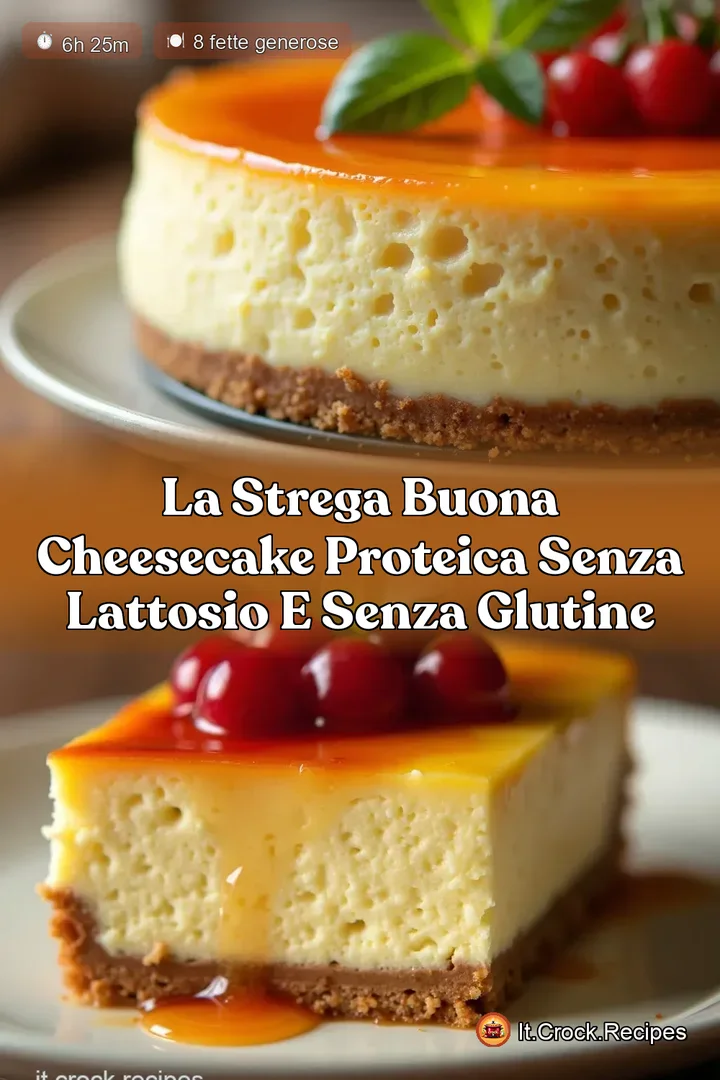 La Strega Buona Cheesecake Proteica Senza Lattosio e Senza Glutine