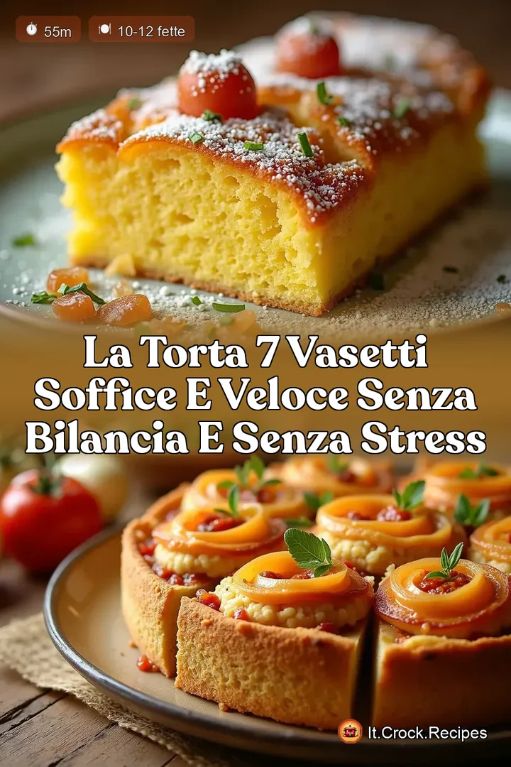 La Torta 7 Vasetti Soffice e Veloce Senza Bilancia e Senza Stress
