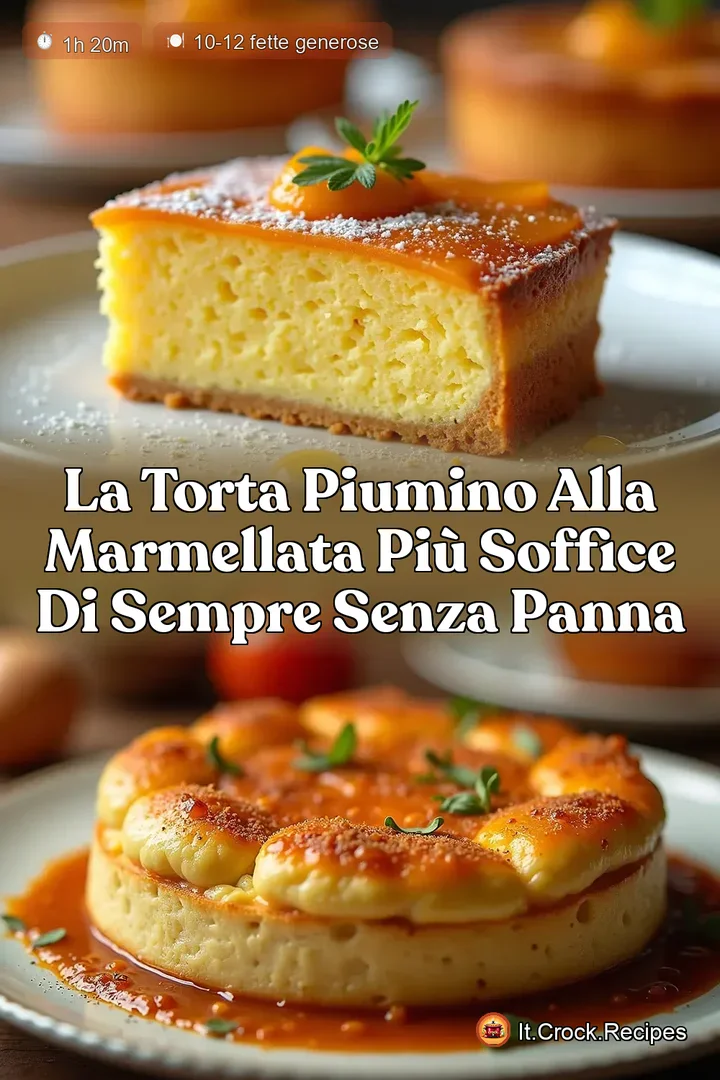 La Torta Piumino alla Marmellata Pi&ugrave; Soffice di Sempre Senza Panna