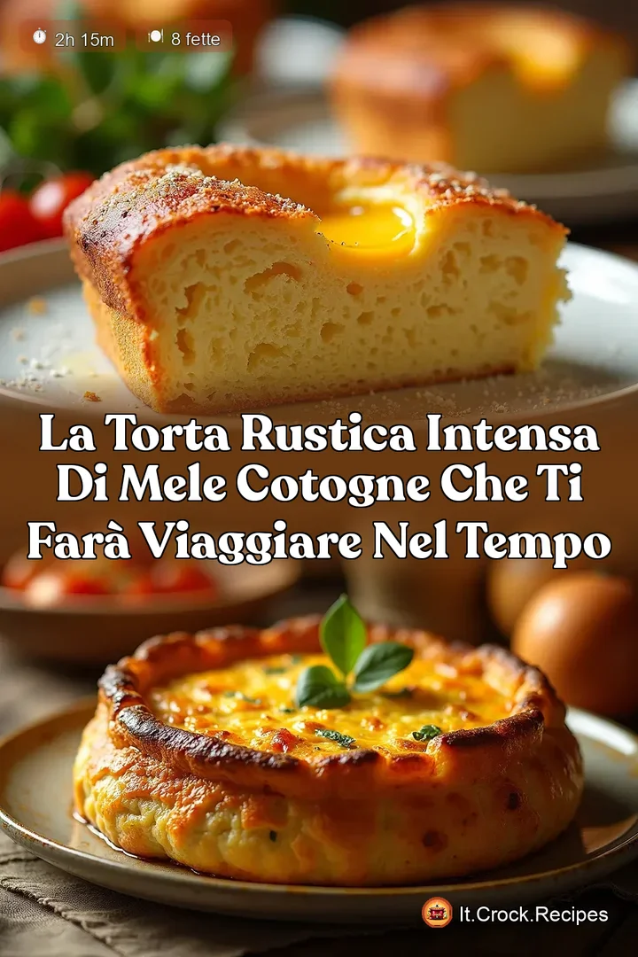 La Torta Rustica Intensa di Mele Cotogne che ti far&agrave; Viaggiare nel Tempo