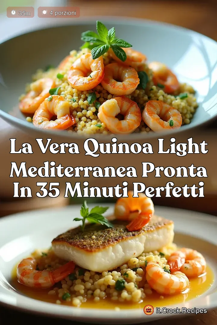 La Vera Quinoa Light Mediterranea Pronta in 35 Minuti Perfetti