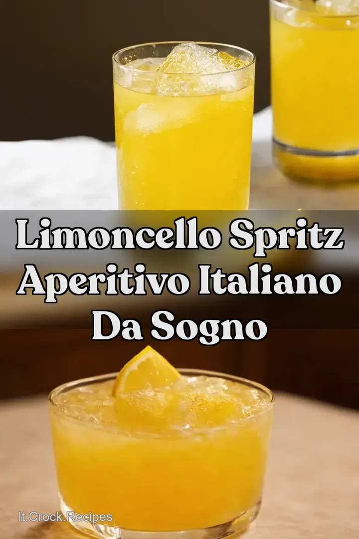 Limoncello Spritz Aperitivo Italiano Da Sogno