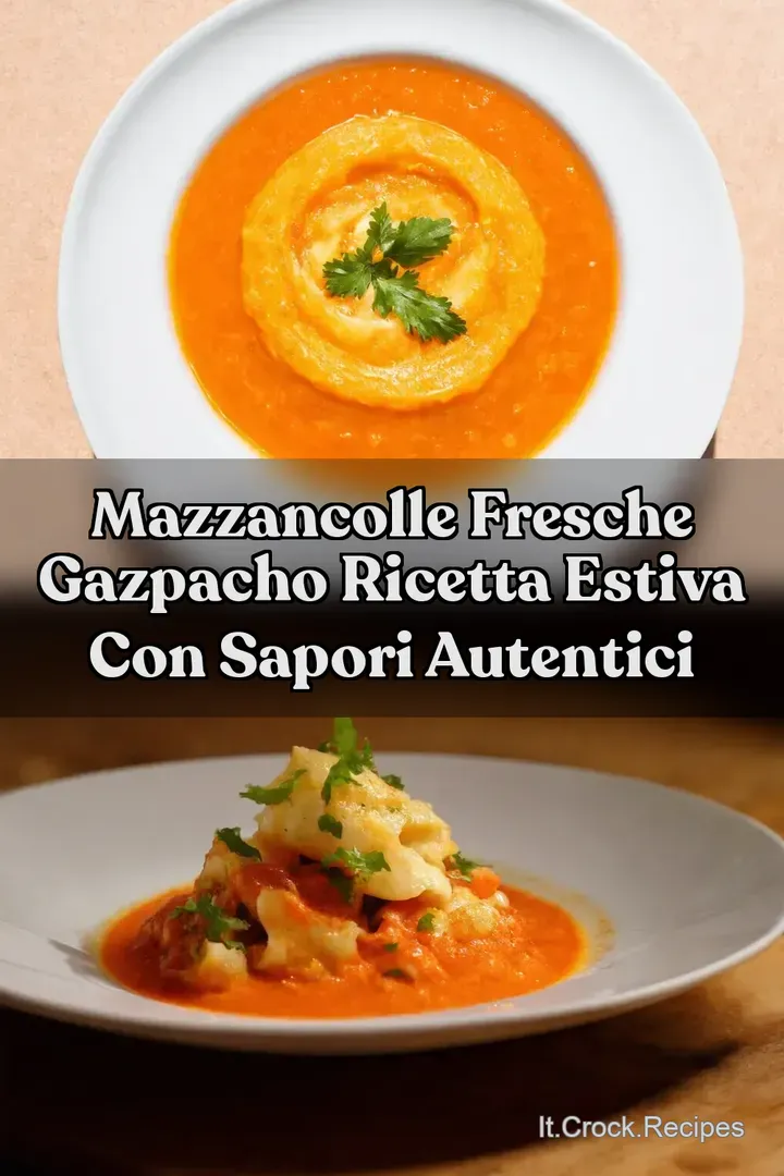 Mazzancolle Fresche Gazpacho Ricetta Estiva con Sapori Autentici