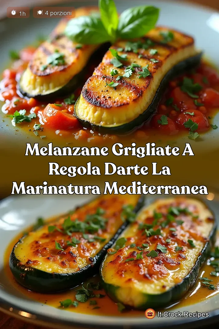 Melanzane Grigliate a Regola dArte La Marinatura Mediterranea