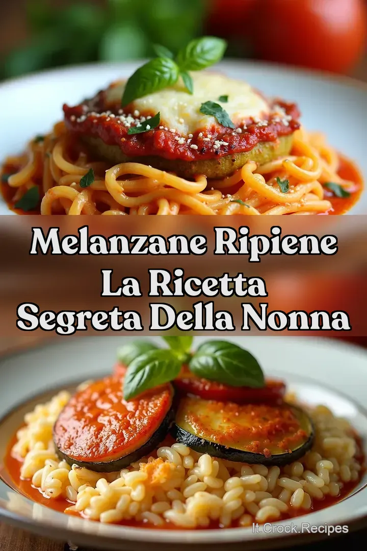 Melanzane Ripiene La Ricetta Segreta della Nonna