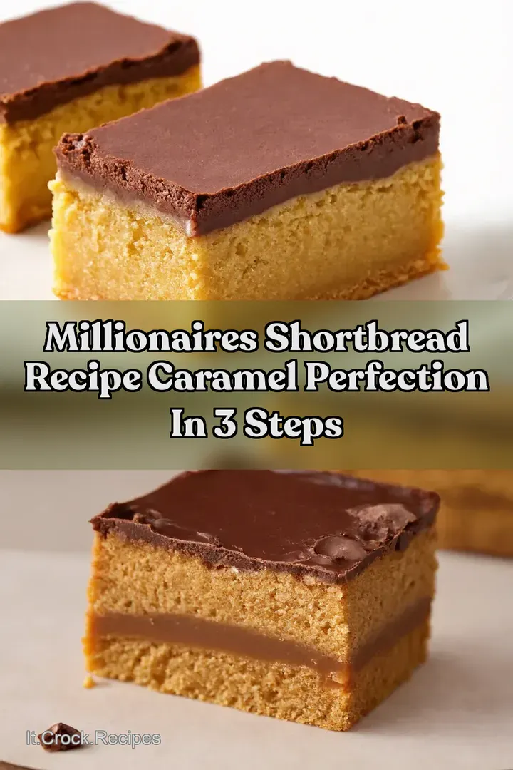 Millionaires Shortbread Recipe Caramel Perfection in 3 Steps