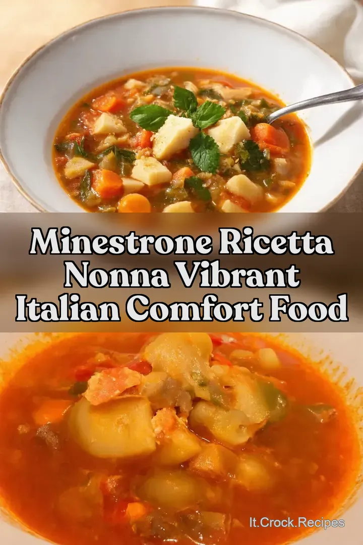 Minestrone Ricetta Nonna Vibrant Italian Comfort Food