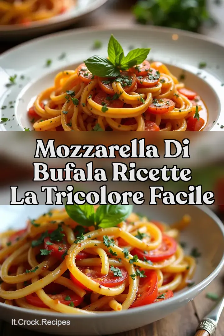Mozzarella di bufala ricette La Tricolore Facile