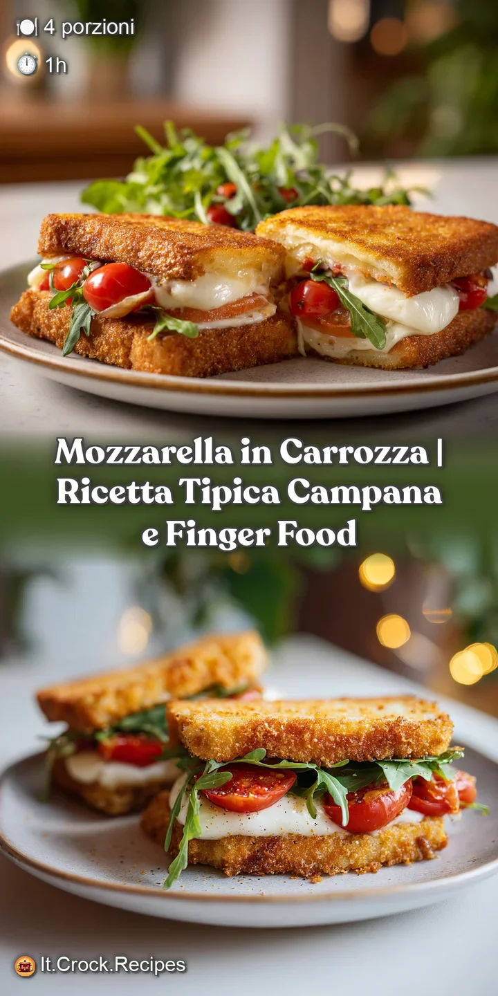 Melted mozzarella oozing from a golden-brown fried sandwich with a crunchy crust and a hint of herbs.