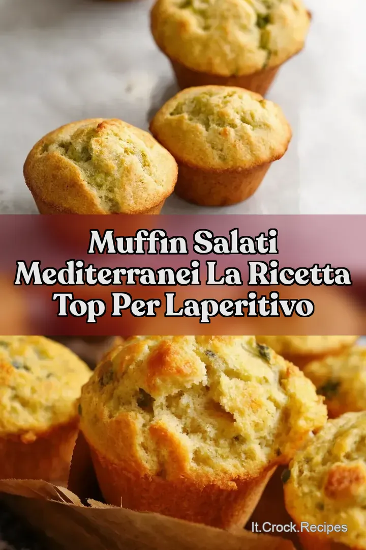 Muffin Salati Mediterranei La Ricetta TOP per lAperitivo